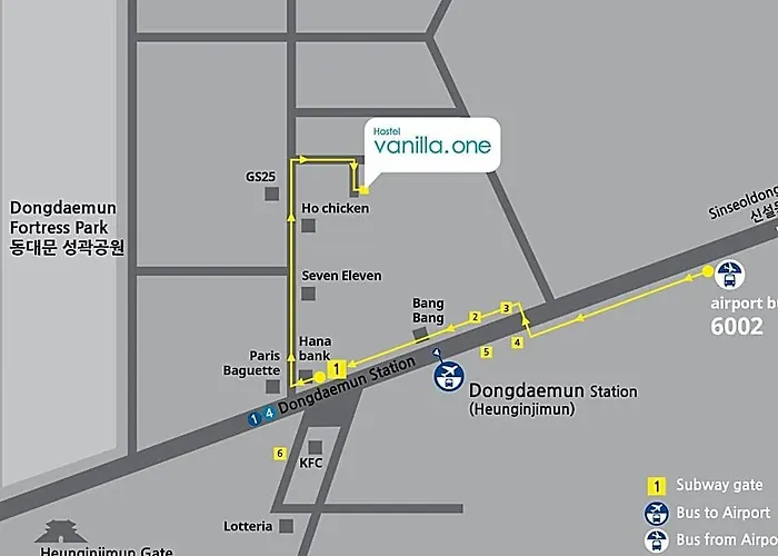 Vanilla 1 Dongdaemun Хостел